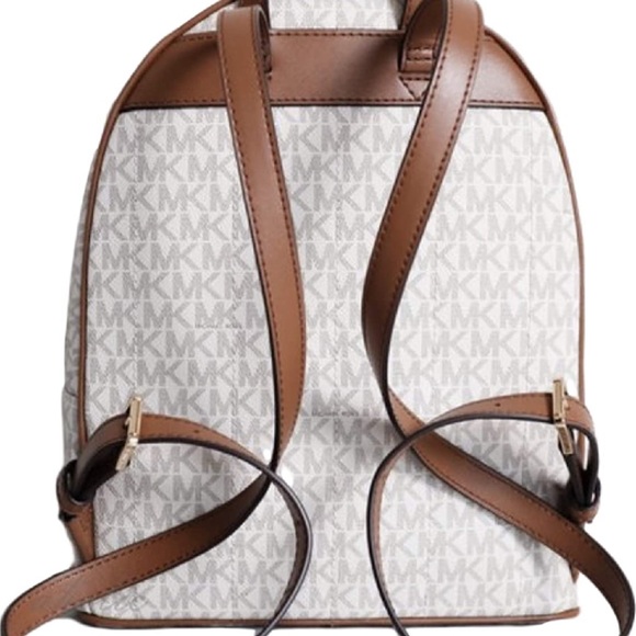 MICHAEL KORS Kenly Medium Backpack Signature Vanilla Bag - Picture 6 of 16